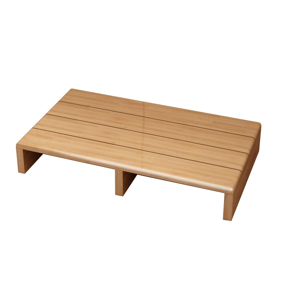 Wooden Step Stool For Adults And Seniors With Nonslip Base, Sturdy Pine Bedside Step Stool 60X30x15cm 9044945635973