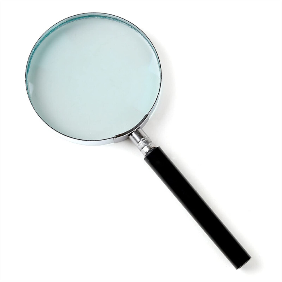 Magnifying glasses, portable handheld magnifier, 5X reading newspaper precision semimetal (50 mm, 3X 4X 5X) View WFJ.