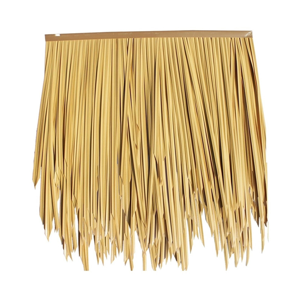 Palm Thatch Roll Simulation Of Thatch Tile Manmade Thatch (Yellow B, 2Pcs) 9412369155702