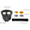 Removable Motorcycle Protective Goggles Windproof Riding Goggles with UV Protection and Adjustable Strap 5