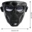 Removable Motorcycle Protective Goggles Windproof Riding Goggles with UV Protection and Adjustable Strap 3