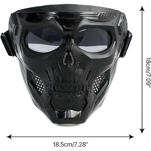 Removable Motorcycle Protective Goggles Windproof Riding Goggles with UV Protection and Adjustable Strap 2