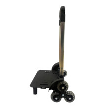6 Foldable Backpack Trolley, Rolling Cart, Luggage Trolley, Student Luggage, Travel Handcart for Backpacks, 1