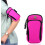 Armband Sport Bag Breathable Running Storage Case Black 5