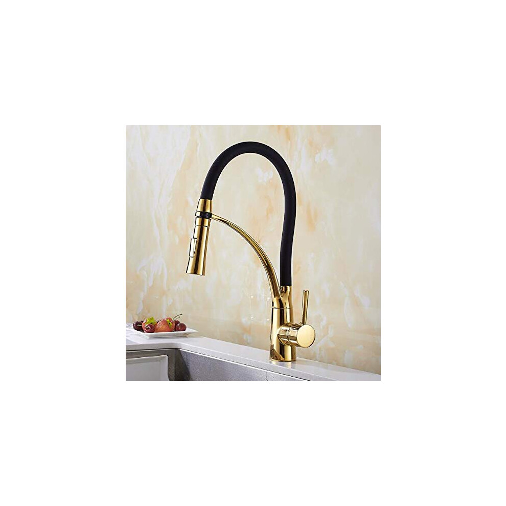 Kitchen Sink Faucet With Pull Down Sprayer, Widespread Hot And Cold Mixer For Bar And Farmhouse 9164114470874