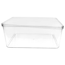 Acrylic Storage Box with Lid, Stackable Transparent Clothing Organizers for Dorm Rooms, Bedrooms, and Offices, Durable and...
