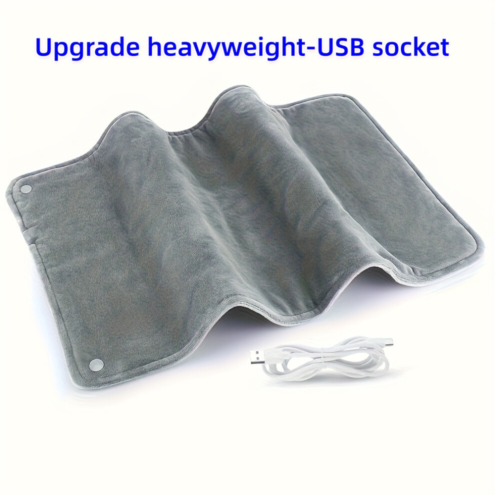 Mdsrjone (Space Grey) Latest Portable Heating Blankets And Electric Warmers - Usb-Powered (No Batteries/Electronics Required)