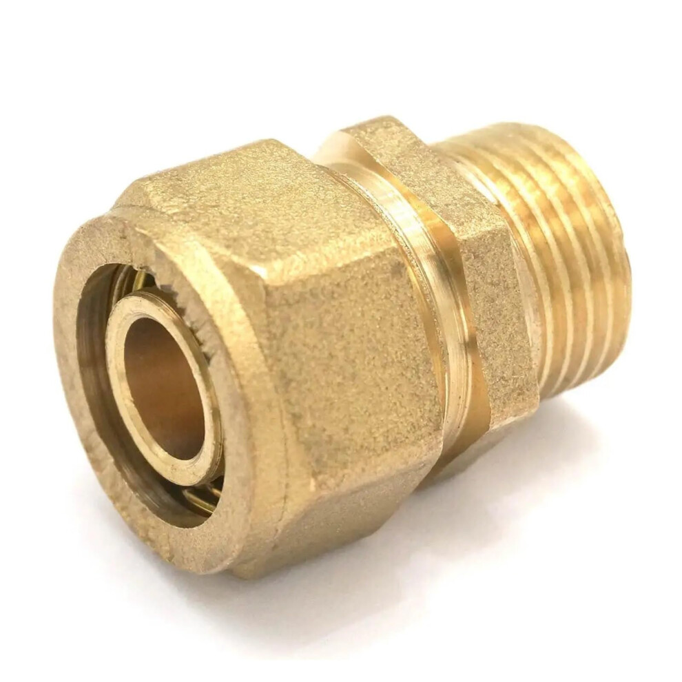 Fit Tube I.dxo.d 26X32mm - 1" Bsp Male Brass Pipe Fitting For Solar Water Heater Systems 9189345050954