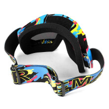 Dirt Bike Goggles with Windproof Design, Reflective Racing Helmet Goggles for Outdoor Riding and Motorcycle Use, QL061