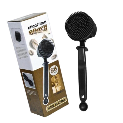 Detachable Nylon Bristles Coffee Tool-58mm silicone head b