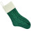 Knitted Christmas Stocking Washable Polyester-Apricot green 1