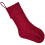 Knit Christmas Stocking Elegant Polyester Materials-Red 1