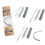 Crevice Duster Bendable Head Kitchen Bathroom-Blue 3 pcs 1