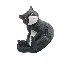 Realistic Cats Sculpture Desktop Decoration Realistic-Style E