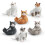 Realistic Cats Miniature Sculpture Desktop Decoration-Style B 5
