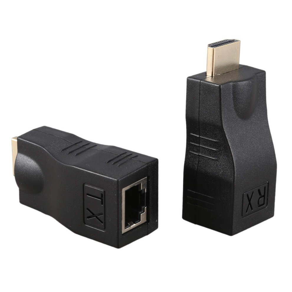 4K 3D Hdmi Extender 1.4 30M To Rj45 Over Cat5e/Cat6 Network Lan Ethernet Cable Adapter 9412369171115