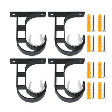Aluminum Alloy Self Drilling Anchors, High Quality Plastic Expansion Tube, Easy To Install & Rust-Resistant (Black, 4 Sets)