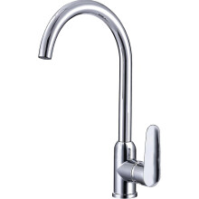 Efficient Water Tap for Kitchen Sinks, Honeycomb Aerator Stainless Steel Faucet with Brass Main Body, Ceramic Cartridge Provides Reliable Hot And Cold