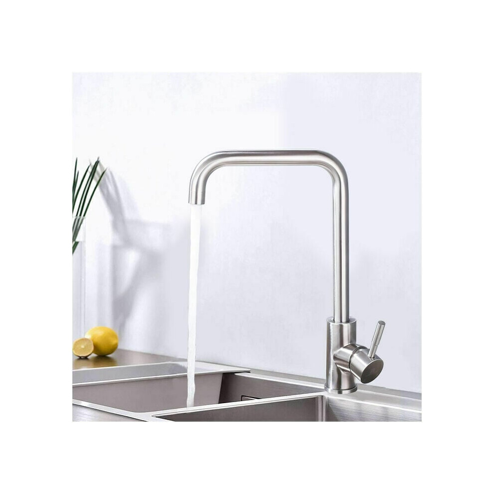 Soft Water Flow Stainless Steel Kitchen Faucet, Easy To Install 360 Degree Rotating Tap, Ensuring Efficient Water Usage 9148971040388