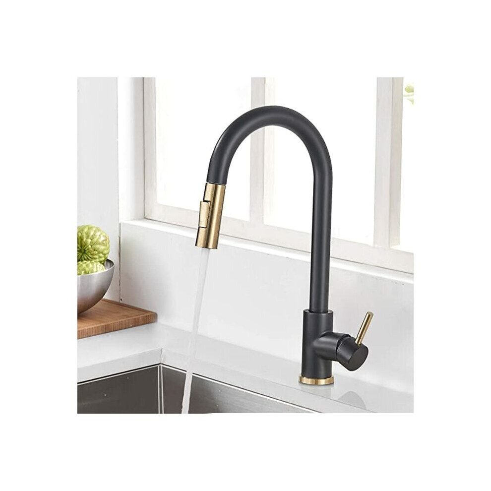 Pull Out Sprayer Kitchen Faucet, Designed For Easy Independent Installation With Flexible Hoses Included 9148971040630