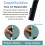 Sleek Design Kitchen Faucet, Black Matte Finish with Pull Out Sprayer, Two Water Modes for Versatile Use, Solid Brass Build for Durability 4