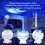 Enchanted Galaxy Light, 10 Colored Light Modes, Bluetooth Speaker, Timer, Remote Control, White Noise for Ambient Sleep Aid, Gift for Thanksgiving, Ch 4
