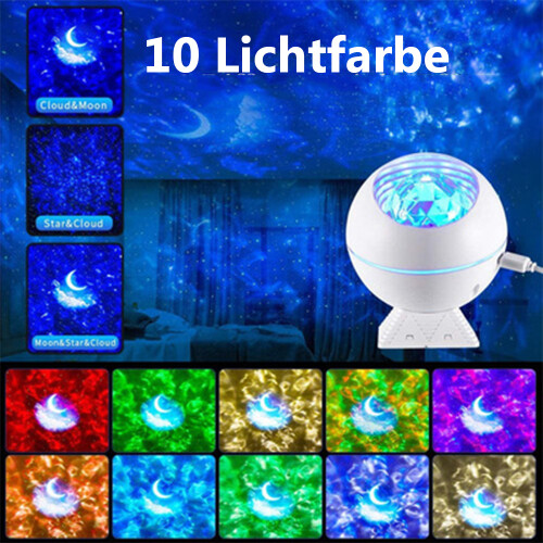 Enchanted Galaxy Light, 10 Colored Light Modes, Bluetooth Speaker, Timer, Remote Control, White Noise for Ambient Sleep Aid, Gift for Thanksgiving, Ch 2