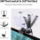 Lampe d'éclairage périphérique professionnelle, batterie rechargeable pour une utilisation multisensorielle, luminosité réglable pour les 2