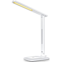 Pohodlná stolová lampa so skladacím prenosným dizajnom, pre použitie v domácej kancelárii, s plynule stmievateľnou funkciou a pevnou odolnou