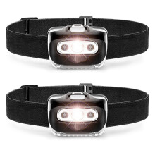 Outdoor-LED-Stirnlampe, wasserdicht, robust und leicht, bequem zu tragen, ideal zum Laufen und Wandern, wiederaufladbare USB-Stirnlampe für