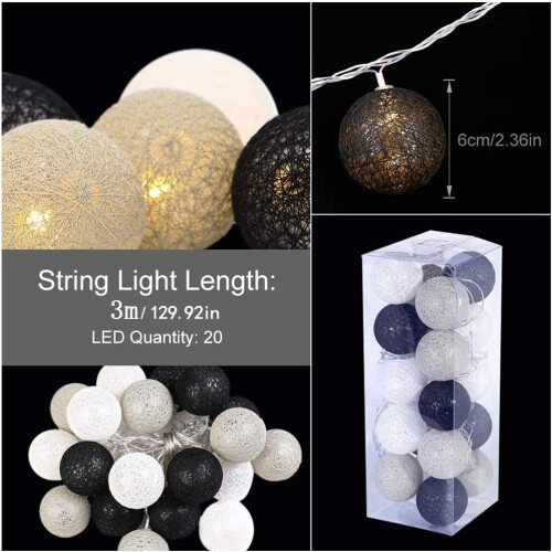 Low Power Consumption Twinkle, Flash Modes LED String Lights, Durable LED Lighting for Indoors Outdoors with Shelter 2