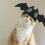 Στολή κατοικίδιου για πάρτι Halloween, ύφασμα από πολυεστέρα σε σχήμα νυχτερίδας, 4