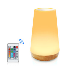 Portable Beside Lamp For Baby Room, Living Room: Wireless Using, Rechargeable Via Usb, Adjustable Smart Lamp, 360 Degrees Touch Control, Timer
