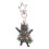 Christmas Tree Shape Key Holder Acrylic-SCY418 Silver Star B 1