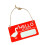 Plastomer Security Sign with Humorous Gooses Warning Guard-Red 1