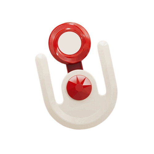Bathroom Shoe Shelf With Strong Suction Cups Space-Red