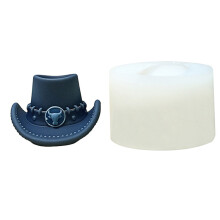 Cowboy Hat Silicone Mould for Plasters Craft-XQ7468 Large size