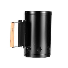 Charcoal Starter Chimney Barbecue Fire Starter Carbon Barrel 27.5x16.5 Cm