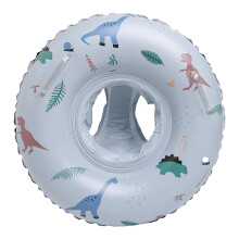 Dinosaur Pattern Swimming Tube Inflatable Boats for Summer Pool Beach Party