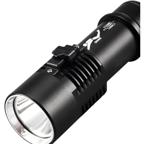 LED Scuba Diving Light Underwater Flashlight Versatile Lightweight Snorkeling Torch For Camping Backpacking 2