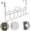 Door hooks, clothing, key holder wall, removable wall hooks, key hooks 5