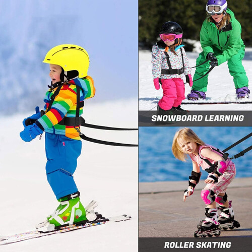 Kids Ski Harness, Ski Shoulder Training Harness, Ski Training Leash For Skating, Ski Training Leash For Skateboarding 2