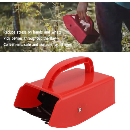 Blueberry Picker Scoop Fruit Picking Tool Cherry Rake Ergonomic Handle 2