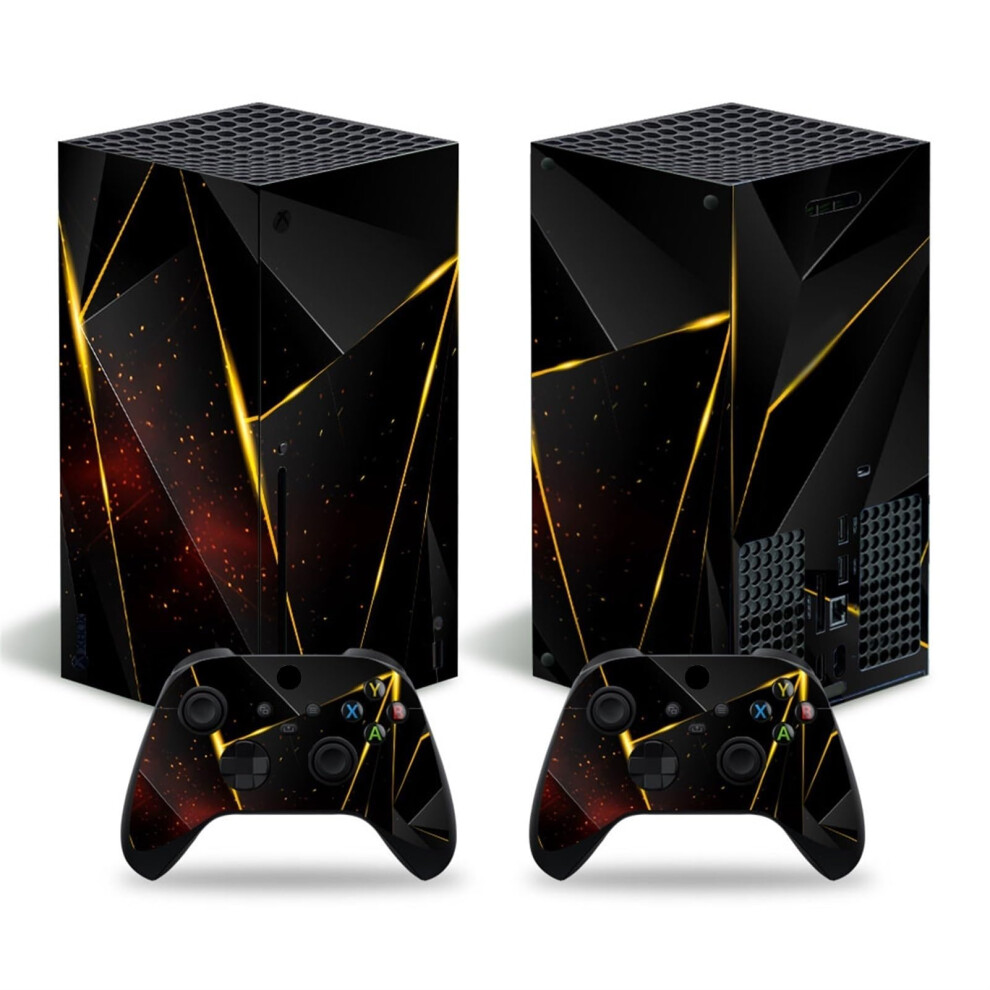 Protective Vinyl Skin Stickers For Series X Console With Two Controller Skins 9365049914482