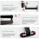 Flexible Projector Mounting Bracket Wall Mount Stand Holder Foldable ThreeArm 60cm Adjustable Universal Compatibility 5