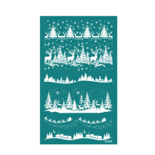 Christmas Clay Art Template for Handmade Earrings Paper-SY203
