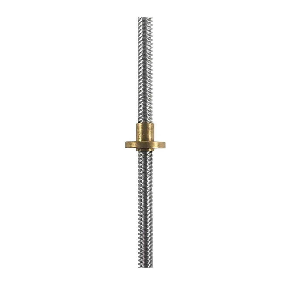Lead Ball Screw With Nut T4 Trapezoidal Screw Pitch 1Mm Lead 2Mm Rod 450Mm 9365049925280