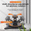 Projector Gimbal Bracket Desktop Or Wall Mount Lifting Bracket 360 Degree Rotating Portable Black 2