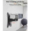 Projector Gimbal Bracket Desktop Or Wall Mount Lifting Bracket 360 Degree Rotating Portable Black 4
