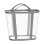 Foldable Clothes Bin Waterproof Nylon Meshes Organizers-Gray L 1